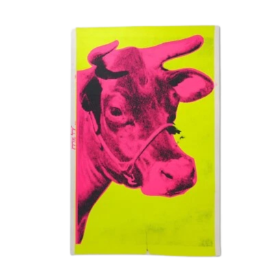Andy Warhol Rare Original 1966 Yellow Cow Screenprint